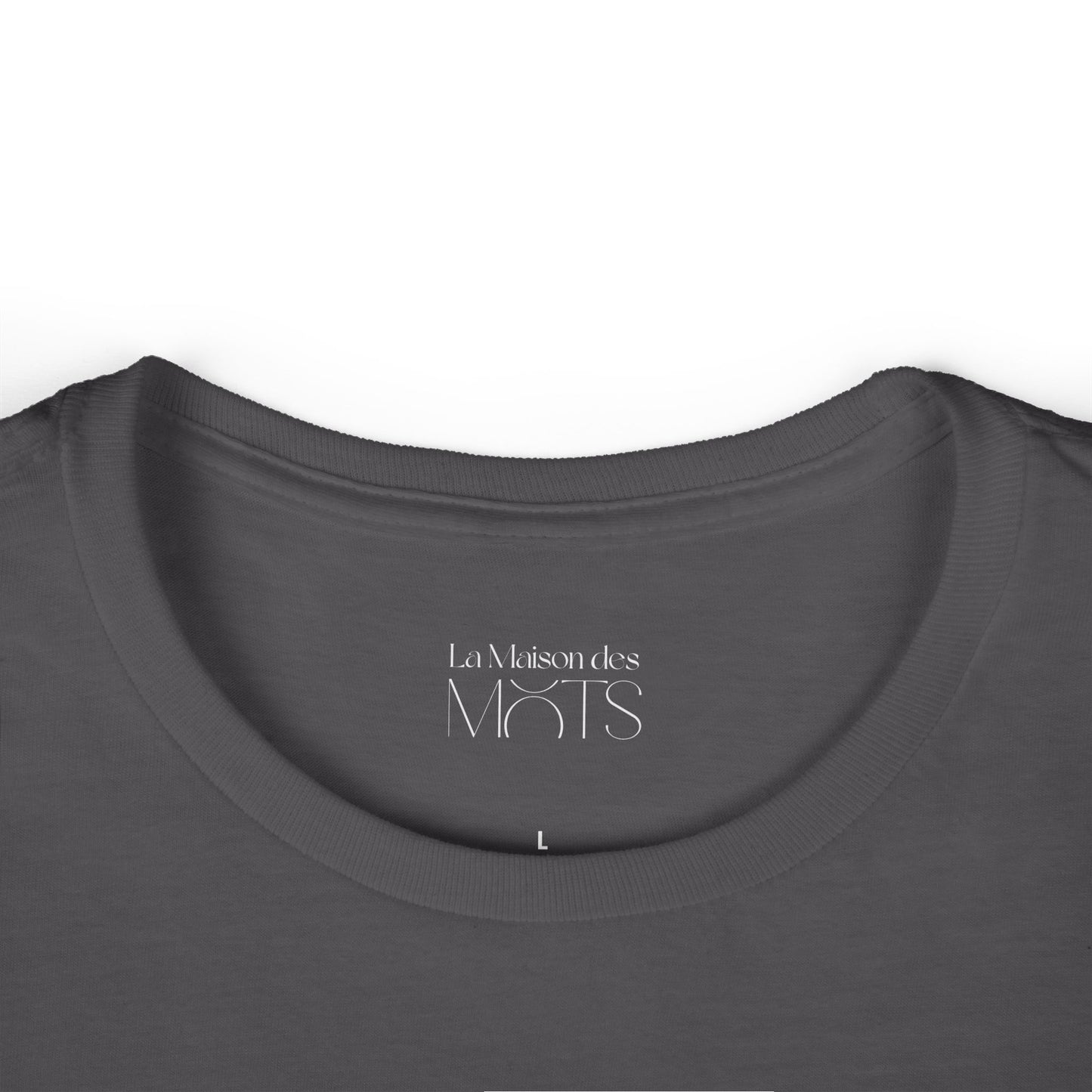 'Je m'en fiche' Minimalist  Woman Tee