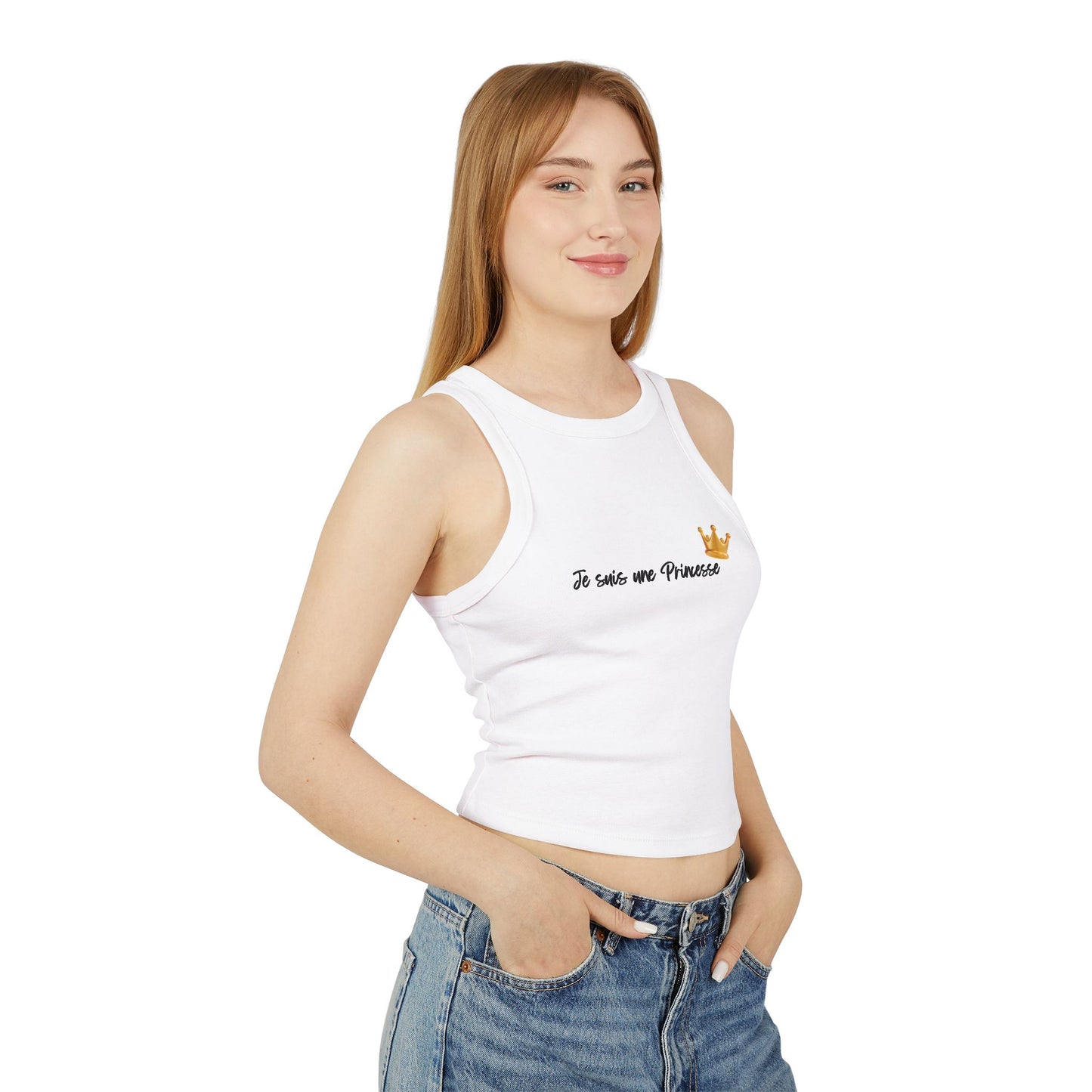 Women's Tank Top — "Je suis une Princesse"