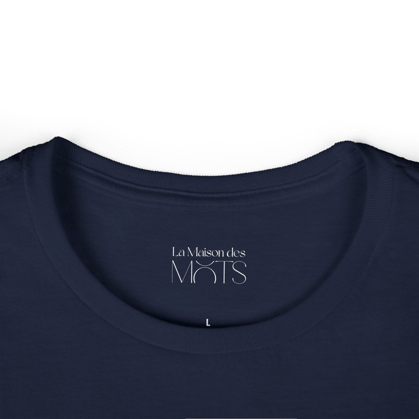 'Je m'en fiche' Minimalist  Woman Tee