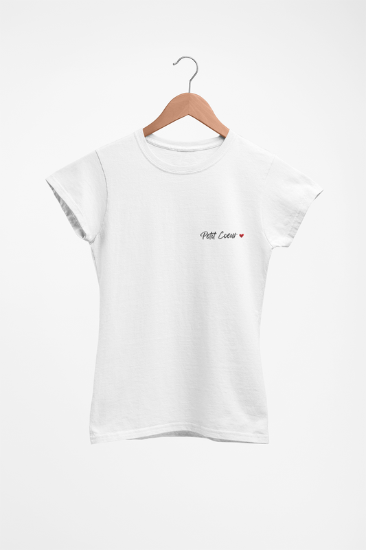 Women's Tee - Minimal "Petit Coeur"