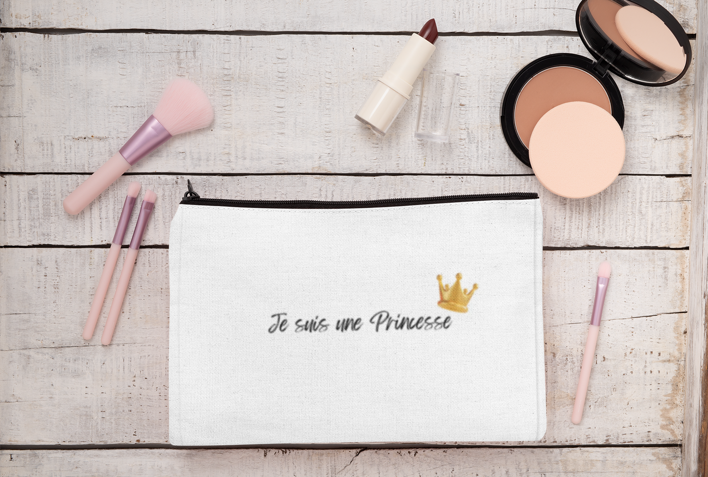 "Je suis une Princesse" Cosmetic Bag