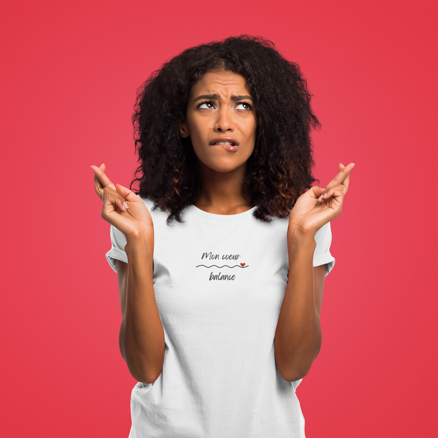 T-Shirt — "Mon cœur balance" Heart Tee