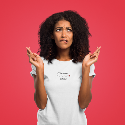 T-Shirt — "Mon cœur balance" Heart Tee