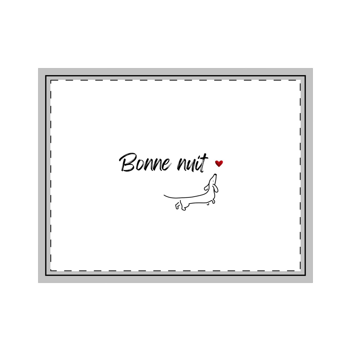 Bonne Nuit Pillow Sham