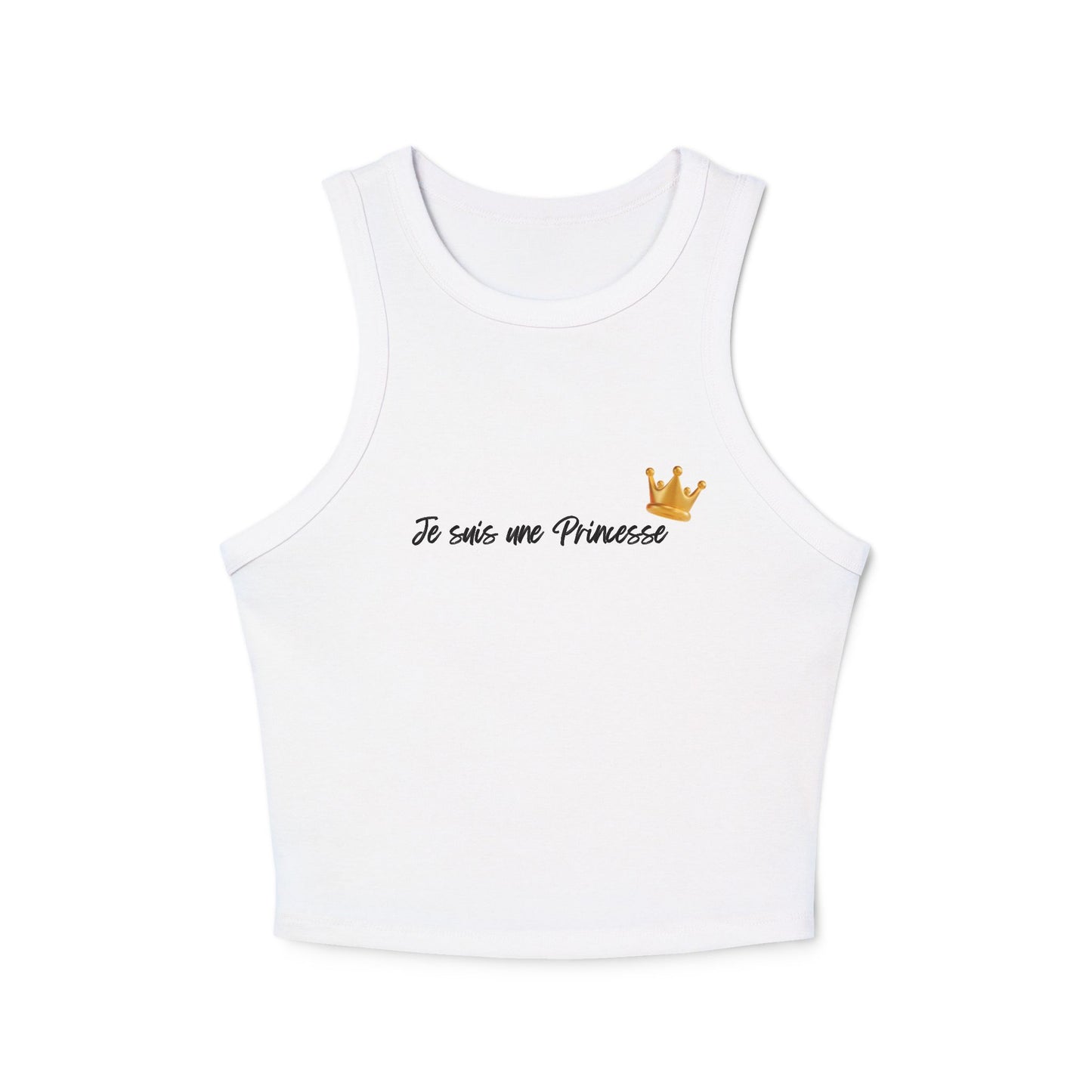 Women's Tank Top — "Je suis une Princesse"