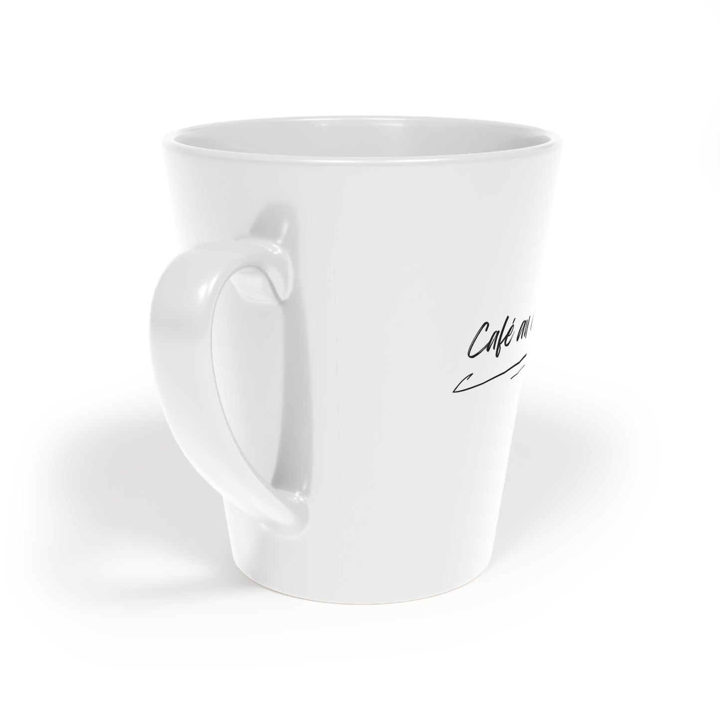 Latte Mug 12oz – 'Cafe au Lait'