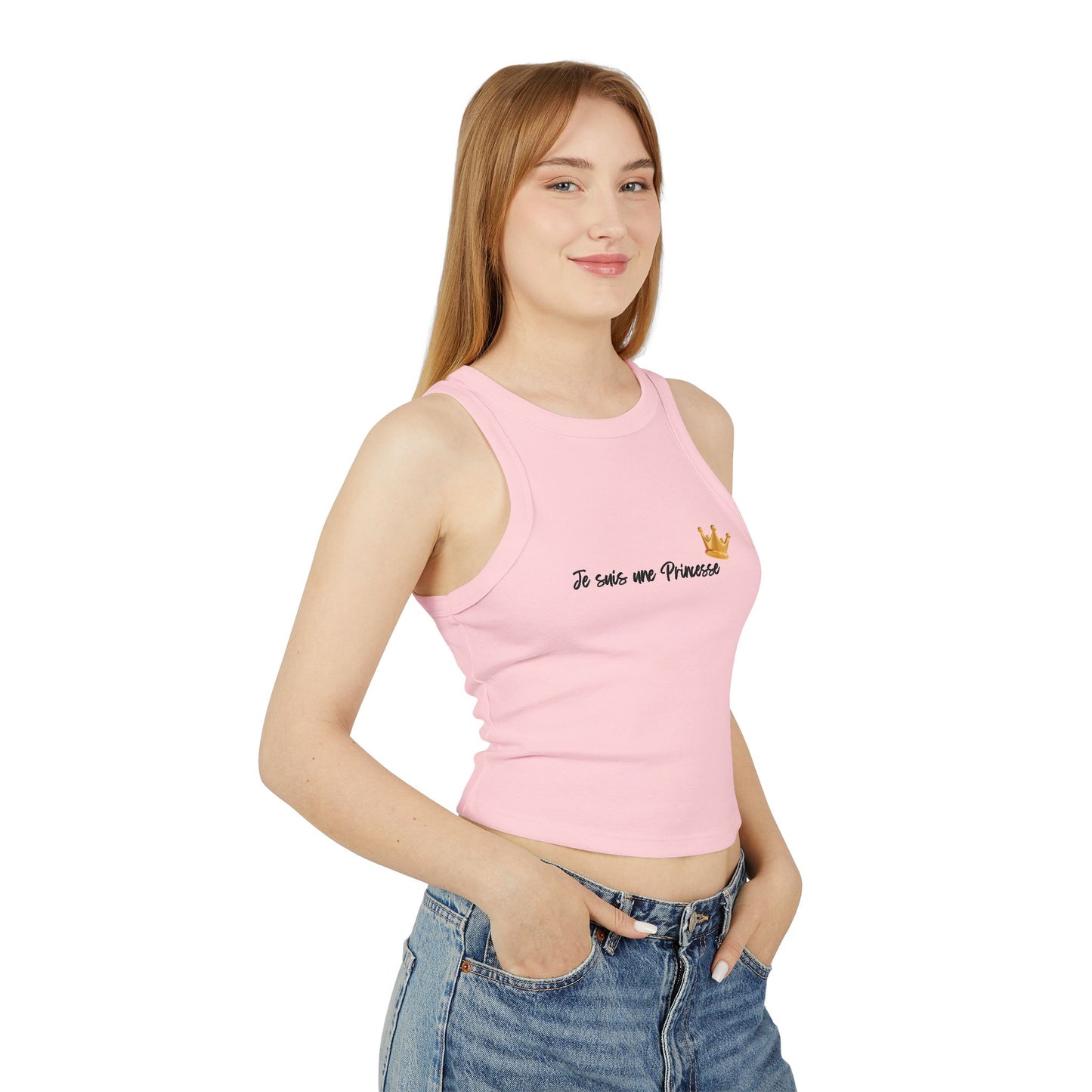 Women's Tank Top — "Je suis une Princesse"